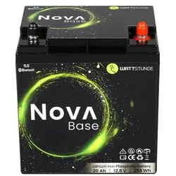 WATTSTUNDE NOVA Base Batterie 12,8V 20Ah 256Wh LiFePO4