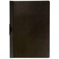 Clip-Mappe A4 für 60 Blatt schwarz Metallclip