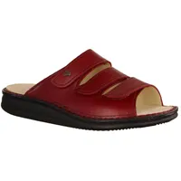 FINN COMFORT Korfu Damen Pantolette rot Glattleder : 39 Schuhgröße: 39 - bordeaux - 39