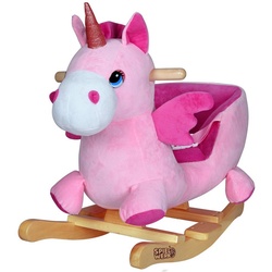 Deuba Schaukeltier Einhorn, Schaukeleinhorn Schaukeltier Schaukel Einhorn Kinder Baby Spielzeug rosa