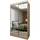 masseno Schwebetürenschrank BELLINA 120 x 216 x 61 cm Braun
