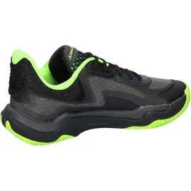 Under Armour Unisex Basketballschuhe Spawn 7 3028461-004 42.5 - Black/HYPER GREEN/Metallic Black - 42.5