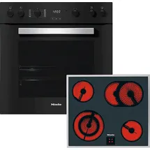 Miele TwinSet Comfort (Backofen H 2459 E und Kochfeld KM 6003 LPT), Einbauherdset (Elektrokochfeld, A+, 76 l)