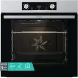 Gorenje OptiBake BOS 6737 E02X Einbau-Backofen / 77L / AquaClean/Heißluft/ExtraSteam/AirFry/PerfectGrill/Pizzamode 300°C/Edelstahl, Inox