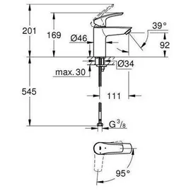 Grohe Eurosmart Einhandmischer Chrom