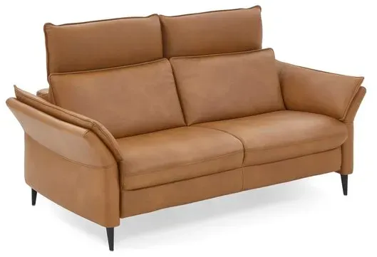 HUKLA Sofa Le Mans Leder Braun Cognac