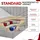 MKS Meble Boxspringbett 200 x 200 cm H3 Braun