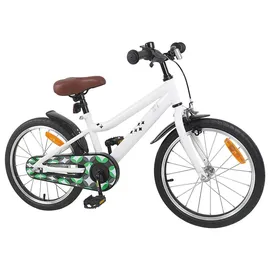vidaXL Kinderfahrrad 18 Zoll weiß
