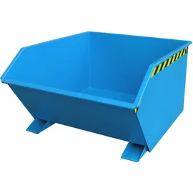 Bauer Kippbehälter Stahl 1000 Liter blau