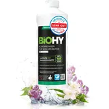 BIOHY Bodenreiniger für alle Wischroboter mit Frühlingsduft (1l Flasche) | Schaumarm & Streifenfrei | Reinigungsmittel Konzentrat für alle Böden