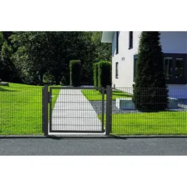 GAH Alberts Doppelstabmattenzaun Set 5 Matten 1,60 x 10 m anthrazit