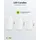 goobay LED-Kerzen 3er-Set 249 g weiß