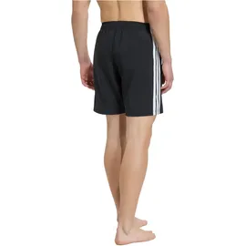 adidas 3-Streifen Badeshorts Black/White XL