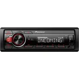 Pioneer MVH-330DAB-AN, 1DIN Autoradio mit RDS und DAB+, USB, AUX-Eingang, Bluetooth, geringe Einbautiefe, inklusive DAB-Antenne
