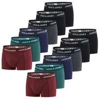 Jack & Jones Trunk 12er Pack Basic Trunks regular/straight in Mehrfarbig | Gr.: 4XL