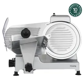 h.koenig Elektrischer Allesschneider MSX250, 25cm, Klinge, Silber