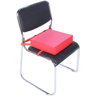 Cikonielf Kinder Sitzkissen Sitzerhöhung Baby Tragbar Sitzkissen Kindersitzkissen Tragbare Sitzerhöhung Kinder Seat Pad mit Riemen(rot)