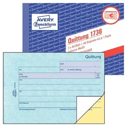 AVERY Zweckform Quittung 1736