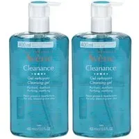 Avène Cleanance Gel Nettoyant Sans Savon 2x400 ml