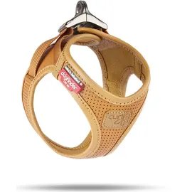 Curli Apple Leather Geschirr braun L