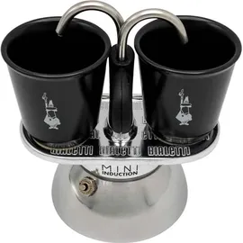 Bialetti Mini Express Induction 2 Tassen Schwarz