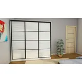 Schiebetürenschrank 3D/210 aus Anderson Kiefer mit Premium-Beschlägen – 210x210x70 cm