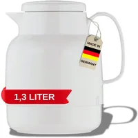 Helios Mondo Kunststoff-Isolierkanne, weiß, 1,3 Liter