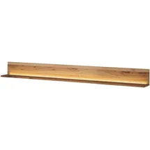 MASSIVMOEBEL24.DE Wandregal 202 x 17 x 19 cm Beige