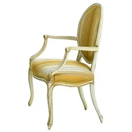 JVmoebel Lehnstuhl Holz beige
