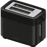 Haier HTO5A 011 Serie 5 Toaster Schwarz (1150 Watt, Schlitze: 2)