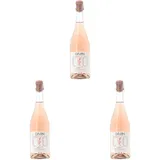 DIVIN Sauvignon Blanc Rosé Blush Spritzig 0,0% Alkoholfreier Schaumwein (1 x 0,75 l) (Packung mit 3)