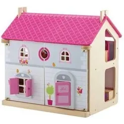 SEVI 83045 Puppenhaus aus Holz 47 x 42 x 30 cm