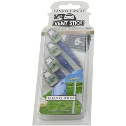 YANKEE CANDLE Car Vent Stick CLEAN COTTON Autoduft