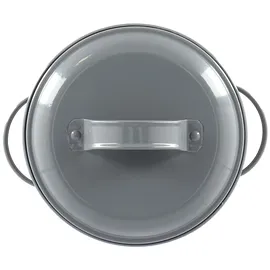 Esschert Design Vorratsdose für Zwiebeln Anthrazit aus Metall