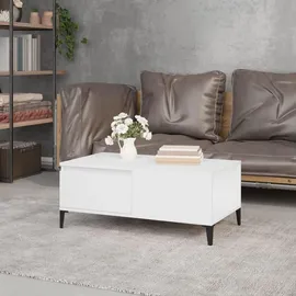 furnicato Couchtisch Weiß Holzwerkstoff 90 x 50 x 36,5 cm