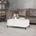 furnicato Couchtisch Weiß Holzwerkstoff 90 x 50 x 36,5 cm