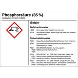SafetyMarking 21.B1200.16 Gefahrstoffetikett G016 Phosphorsäure (85%) Folie selbstklebend (B x H) 1
