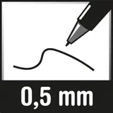 Schneider Kugelschreibermine 575 M 0,5 mm Blau 5 St./Pack.