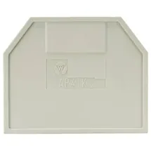 Wieland Electric 07.311.6155.0 Abschlussplatte Grau