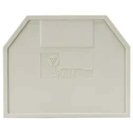 Wieland Electric 07.311.6155.0 Abschlussplatte Grau