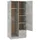 vidaXL Kleiderschrank 80x52x180 grau