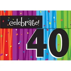 40. Geburtstag Einladungskarten