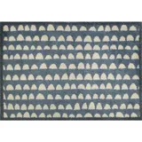 Wash+Dry FUßMATTE Priya Navy, Blau, Textil, Objekte, rechteckig, 60x85 cm Oeko-Tex® Standard 100, für Fußbodenheizung geeignet, pflegeleicht, Teppiche , Böden, Fuß , Stufenmatten, Fußmatten