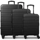 Saxoline Miami Koffer-Set 3-tlg. schwarz