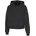 Ladies Boxy Zip Hoody schwarz