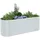 vidaXL Garten-Hochbeet verzinkter Stahl 240 x 80 x 81 cm Silber