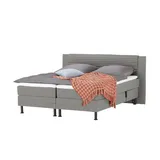 Motor-Boxspringbett  Synda ¦ grau ¦ Maße (cm): B: 220 H: 107
