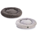 beeztees Minus One rundes Katzenliegebett Quinty H: 6 cm ø: 40 cm dunkelgrau