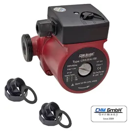 chm 3-Stufige Zirkulationspumpe CRS25/4-130 - Rot
