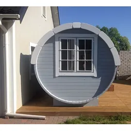 JV Möbel Fasssauna inkl. 3,6 kW Ofen + int. Steuerung